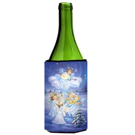 Carolines Treasures Carolines Treasures APH6028LITERK Angels Around the Tree Wine Bottle Can cooler Hugger APH6028LITERK